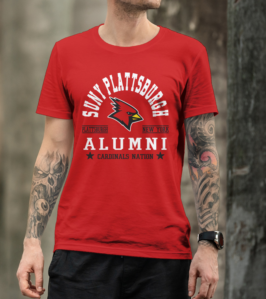SUNY Plattsburgh New York Alumni Cardinals Nation T-Shirt