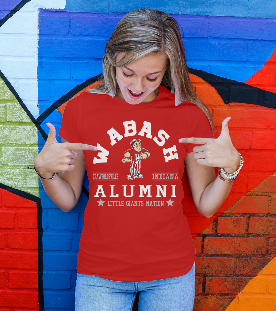 Wabash Alumni Crawsfordville Indiana Little Giants Nation T-Shirt
