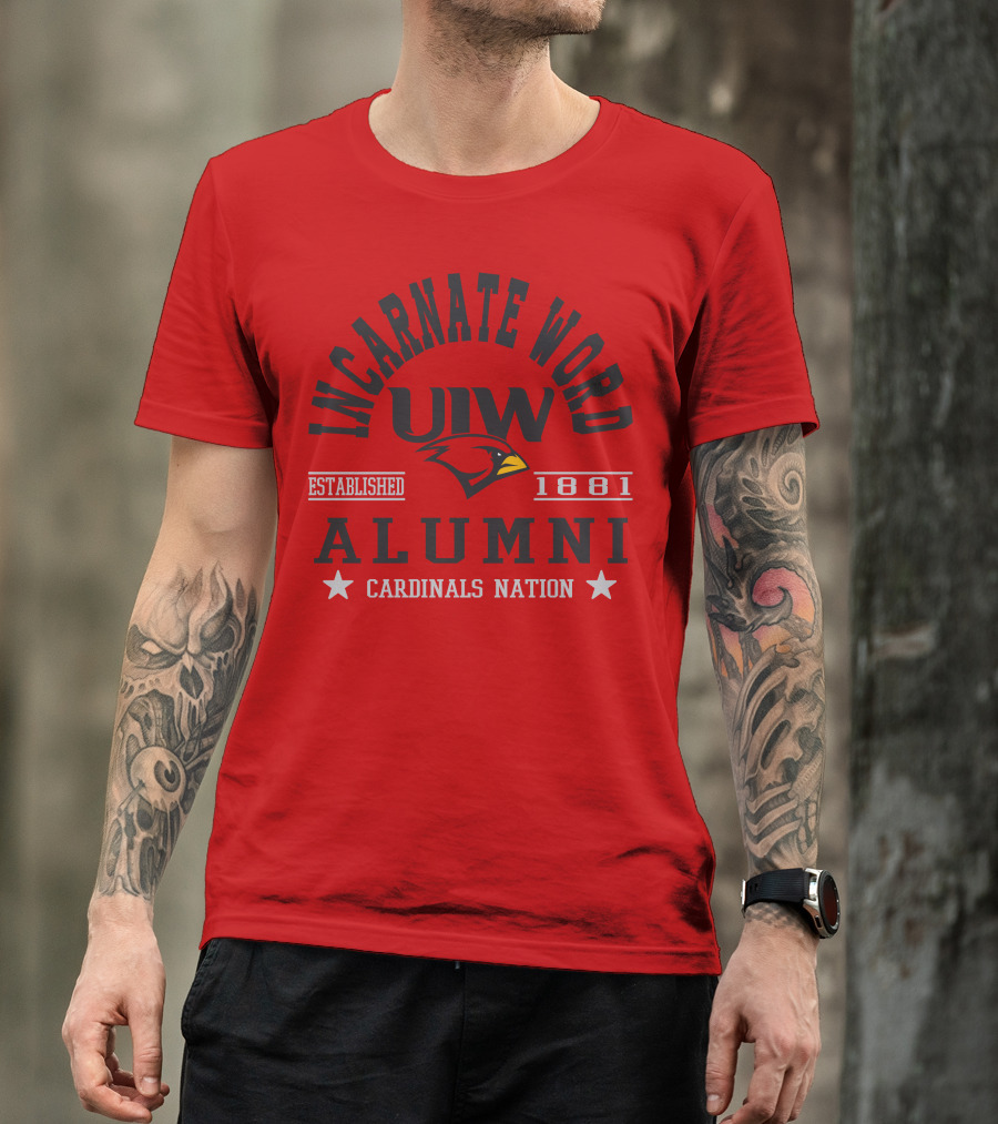 Incarnate Word UIW Cardinals Alumni Established 1881 Nation T-Shirt