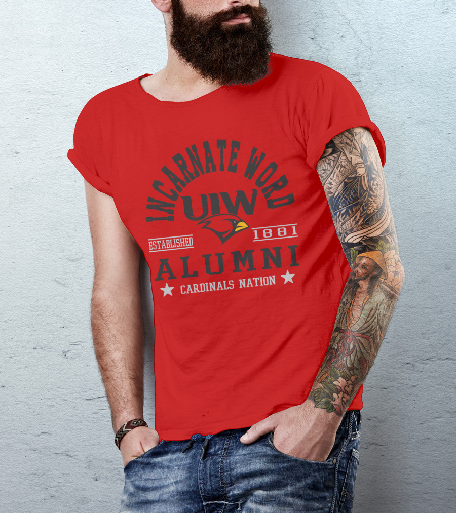 Incarnate Word UIW Cardinals Alumni Established 1881 Nation T-Shirt