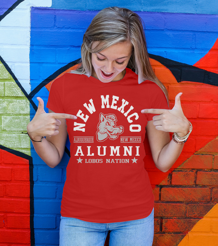New Mexico Alumni UNM Lobos Nation Albuquerque T-Shirt