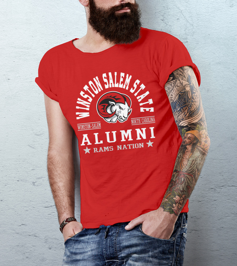 Winston-Salem State University Alumni Rams Nation North Carolina T-Shirt