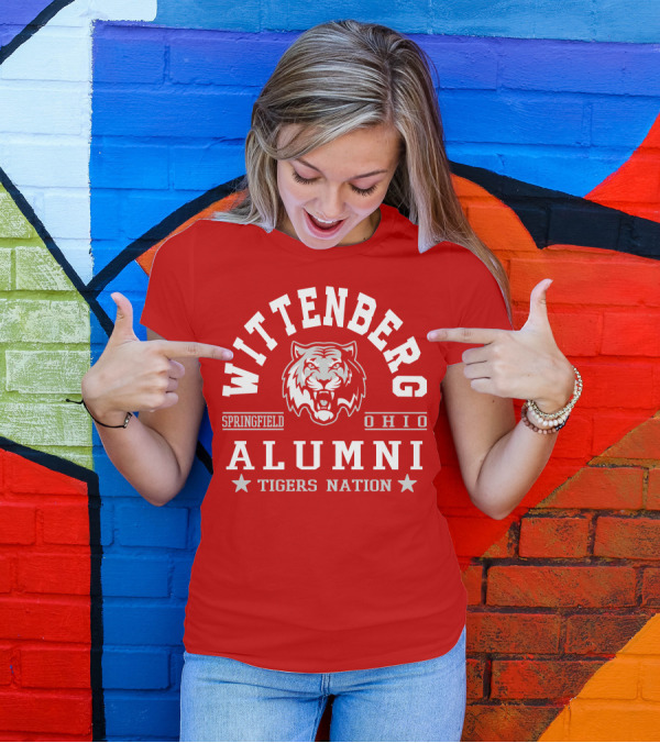 Wittenberg Springfield Ohio Alumni Tigers Nation T-Shirt