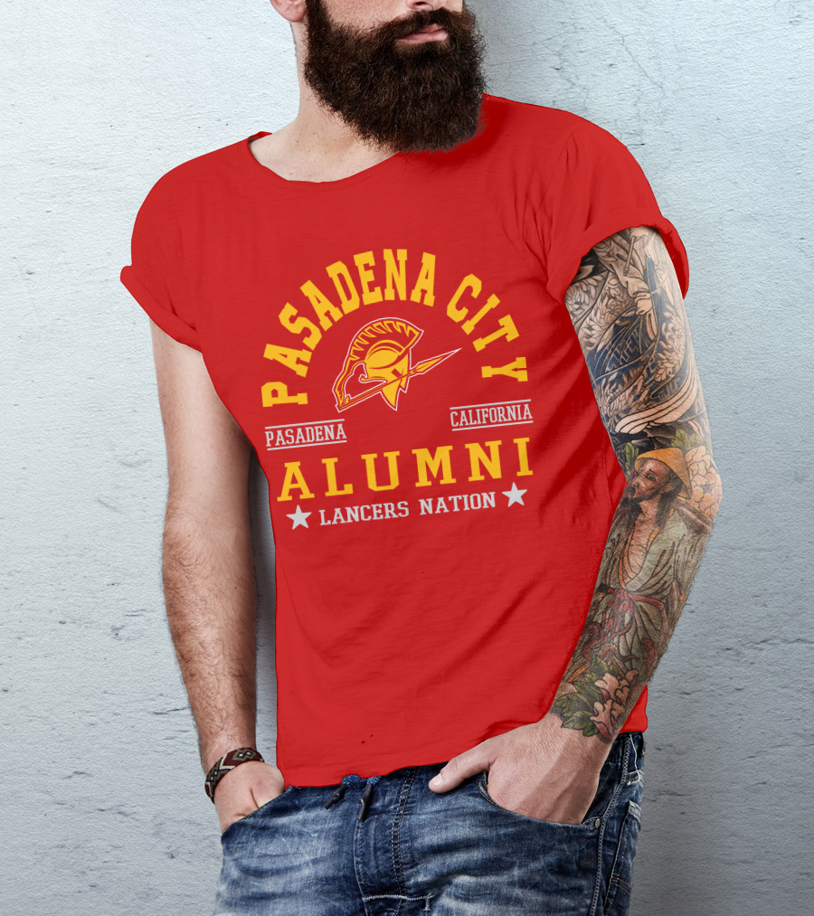 Pasadena City Alumni Lancers Nation Pasadena California T-Shirt