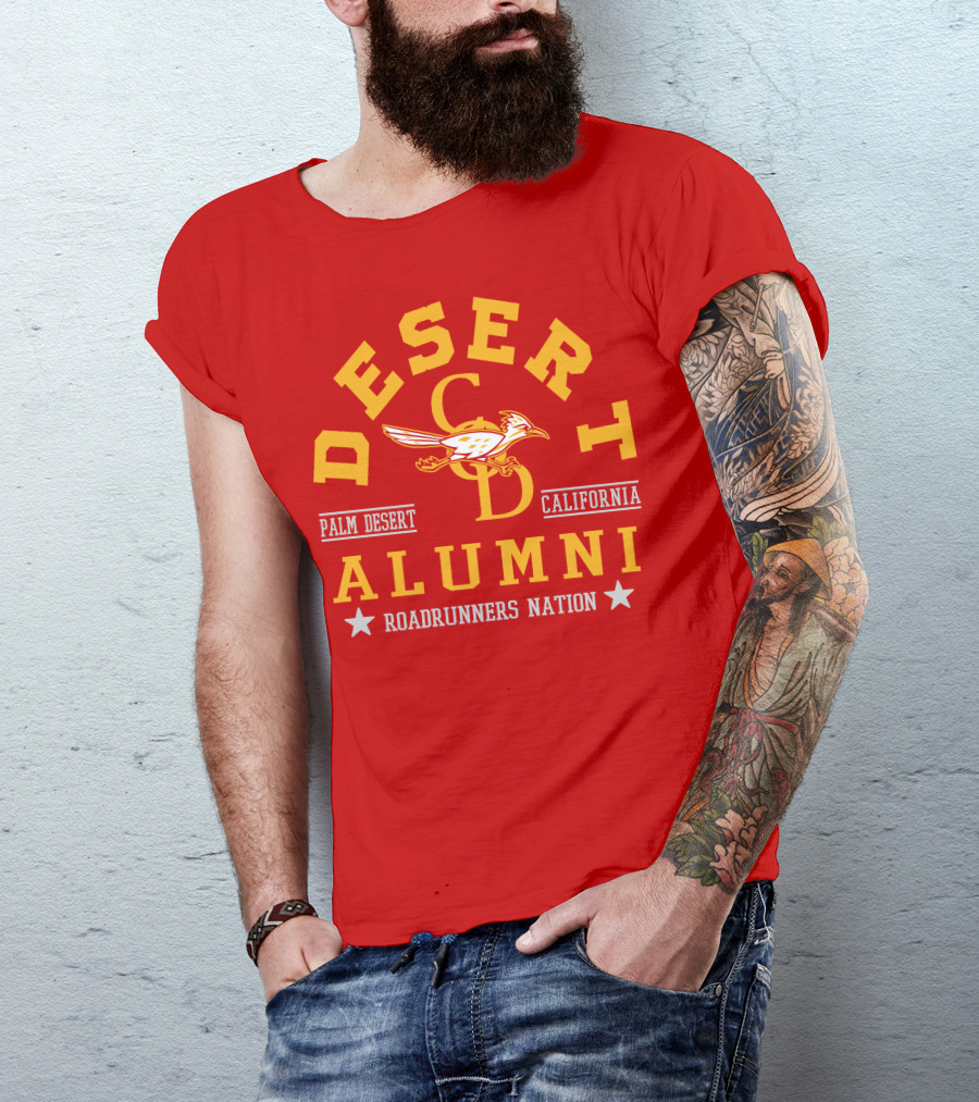 Desert Alumni Palm Desert California Roadrunners Nation T-Shirt