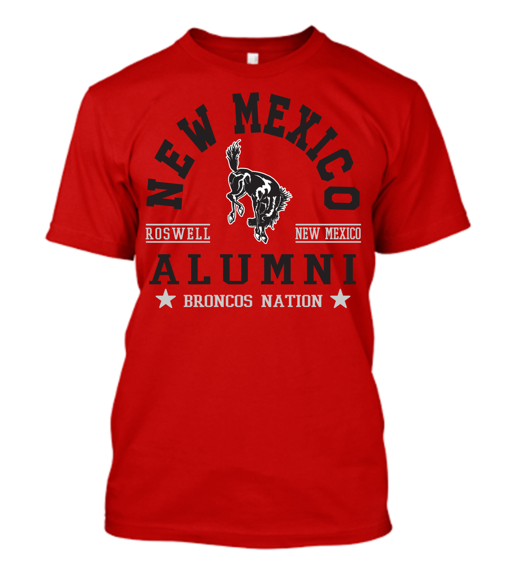 New Mexico Alumni Roswell Broncos Nation T-Shirt
