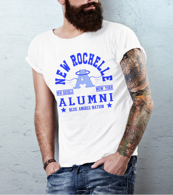 New Rochelle Alumni Blue Angels Nation New York T-Shirt