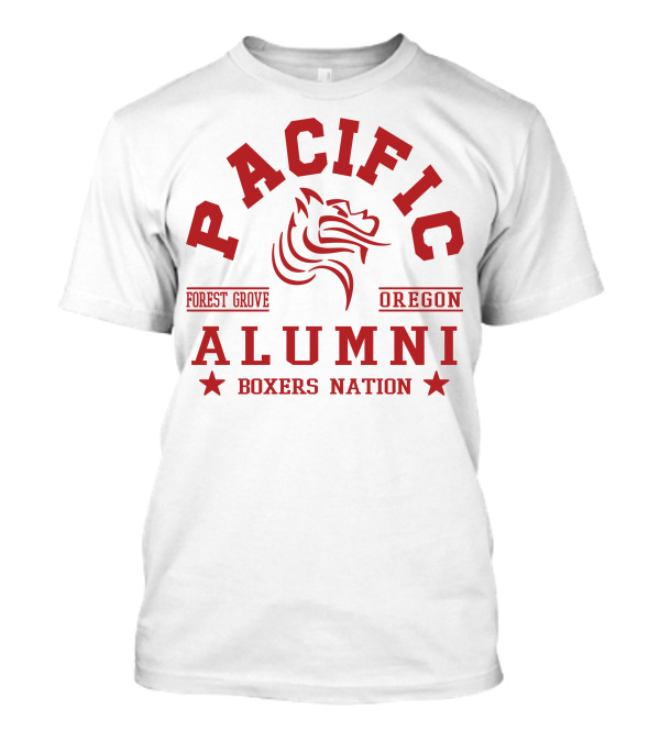 Pacific University Forest Grove Oregon Alumni Boxers Nation T-Shirt