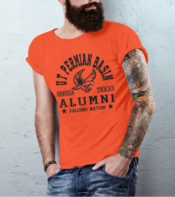 UT Permian Basin Alumni Falcons Nation Odessa Texas T-Shirt