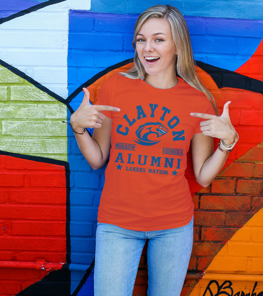 Clayton Morrow Georgia Alumni Lakers Nation T-Shirt