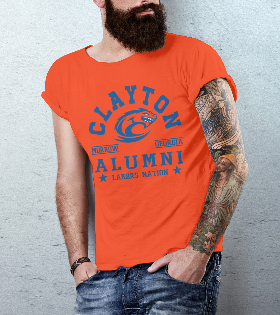 Clayton Morrow Georgia Alumni Lakers Nation T-Shirt
