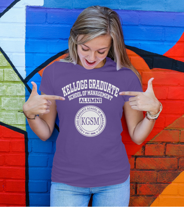 Kellogg Graduate School Of Management Alumni KGSM Est. 1908 T-Shirt