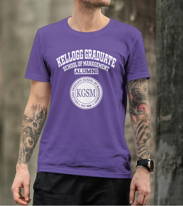 Kellogg Graduate School Of Management Alumni KGSM Est. 1908 T-Shirt