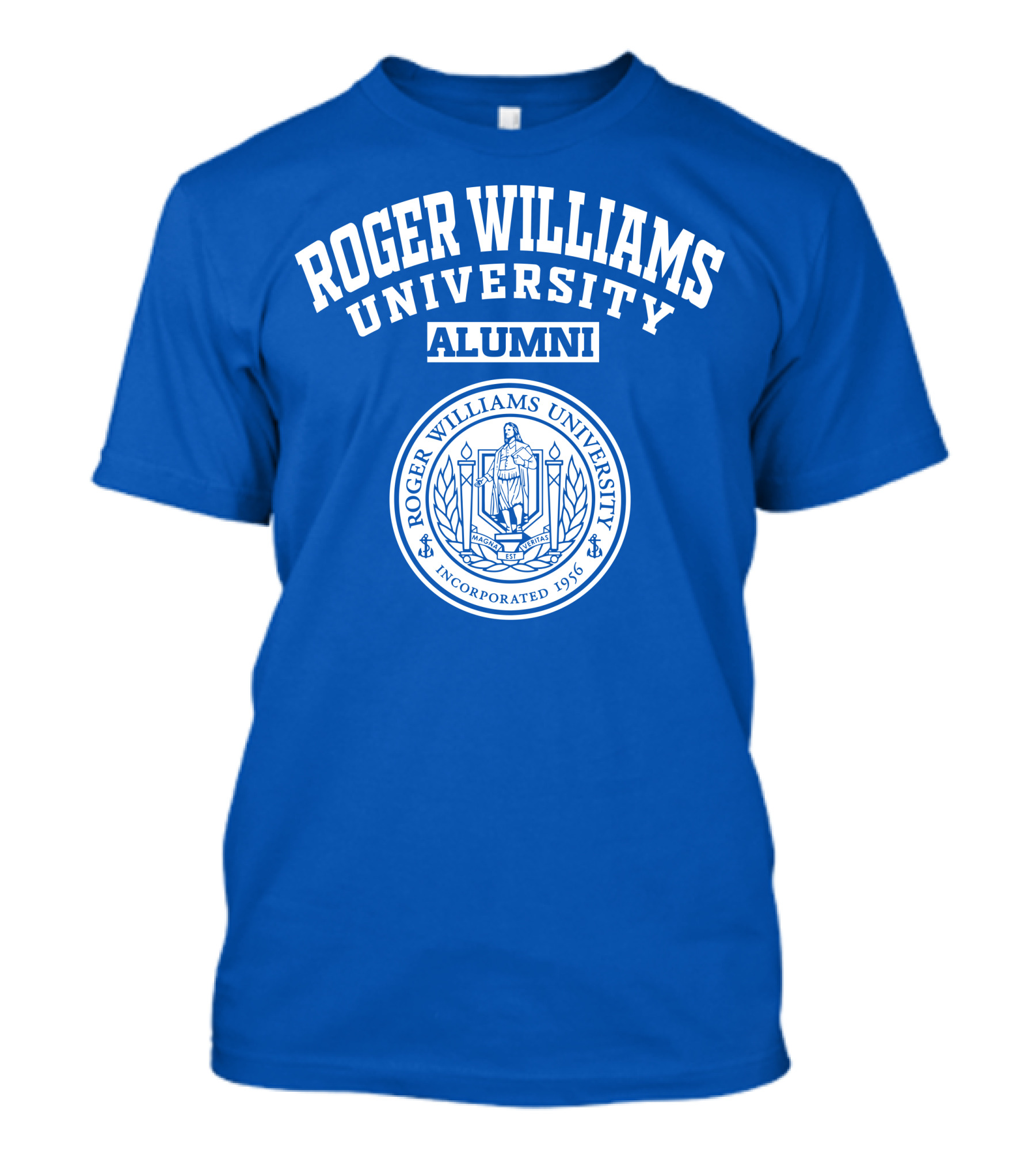 Roger Williams University Alumni Seal Incorporated 1956 T-Shirt