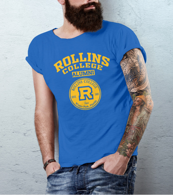 Rollins College Alumni R Logo Winter Park Florida Est. 1885 T-Shirt