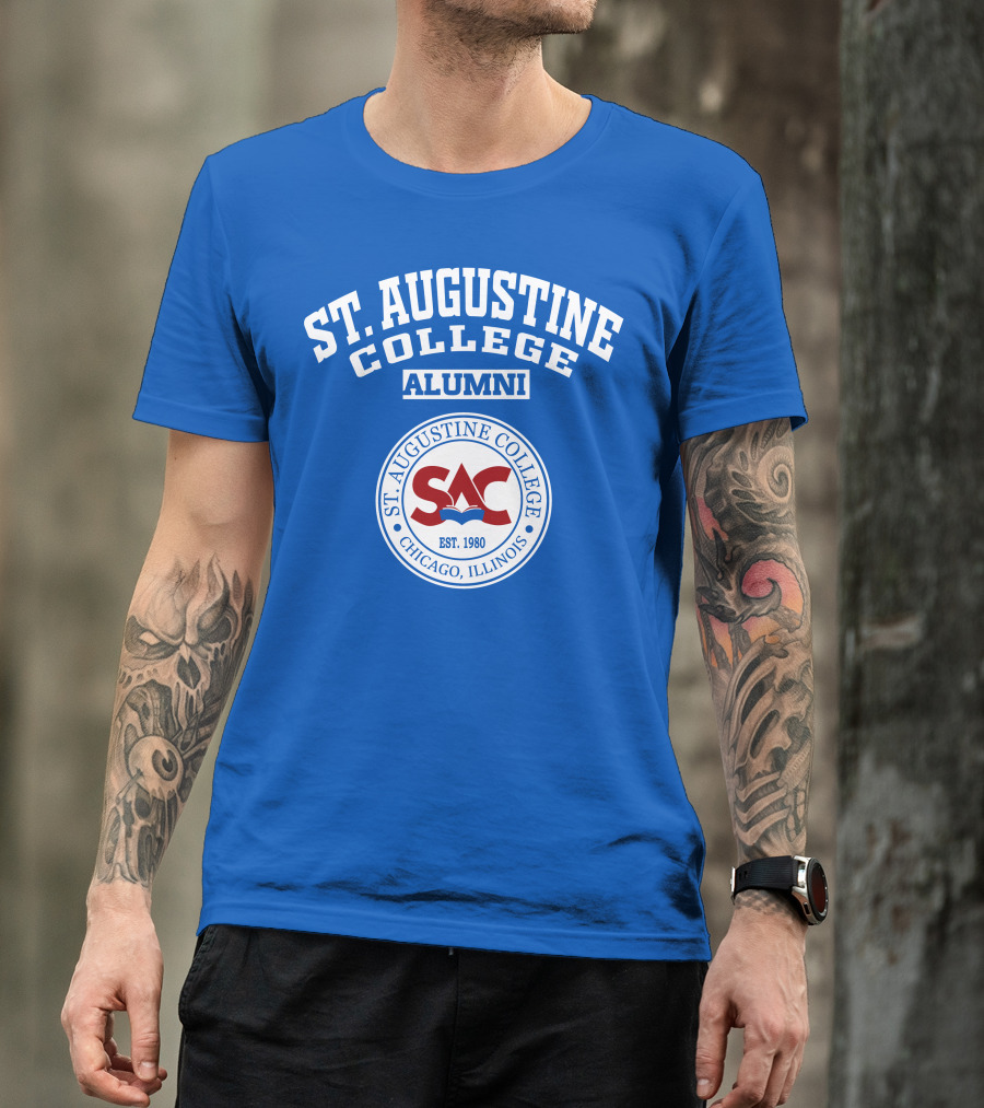 St. Augustine College Alumni SAC Est. 1980 Chicago Illinois T-Shirt