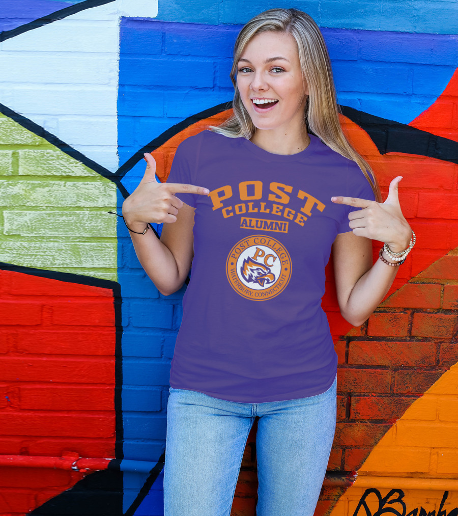 POST COLLEGE ALUMNI PC WATERBURY CONNECTICUT EAGLE T-Shirt