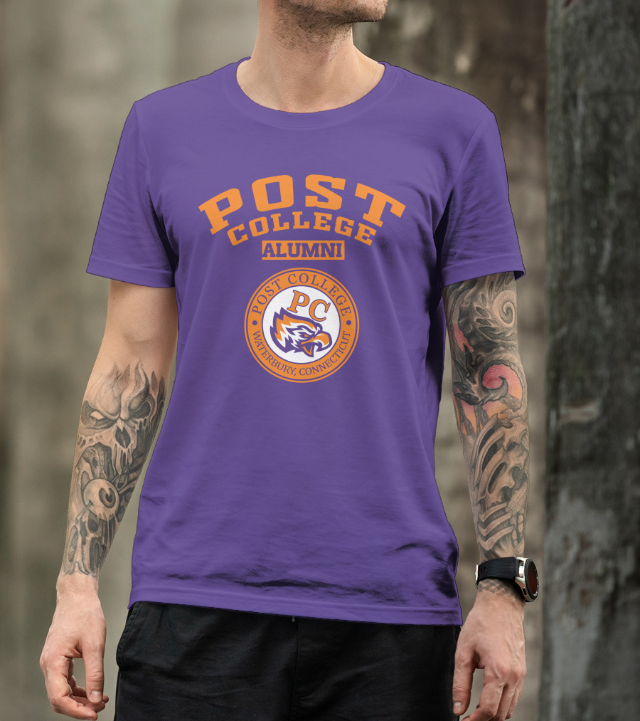 POST COLLEGE ALUMNI PC WATERBURY CONNECTICUT EAGLE T-Shirt