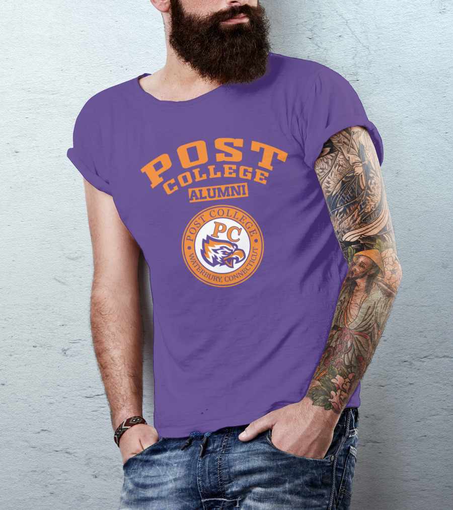 POST COLLEGE ALUMNI PC WATERBURY CONNECTICUT EAGLE T-Shirt