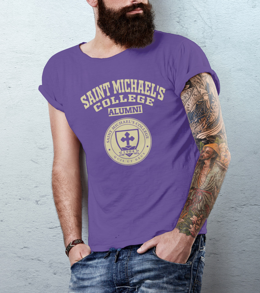 Saint Michael's College Alumni 1904 Quis Ut Deus T-Shirt