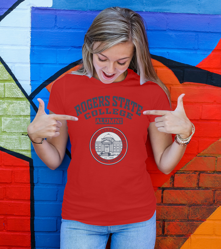 ROGERS STATE COLLEGE ALUMNI CLAREMORE OKLAHOMA EST 1909 T-Shirt