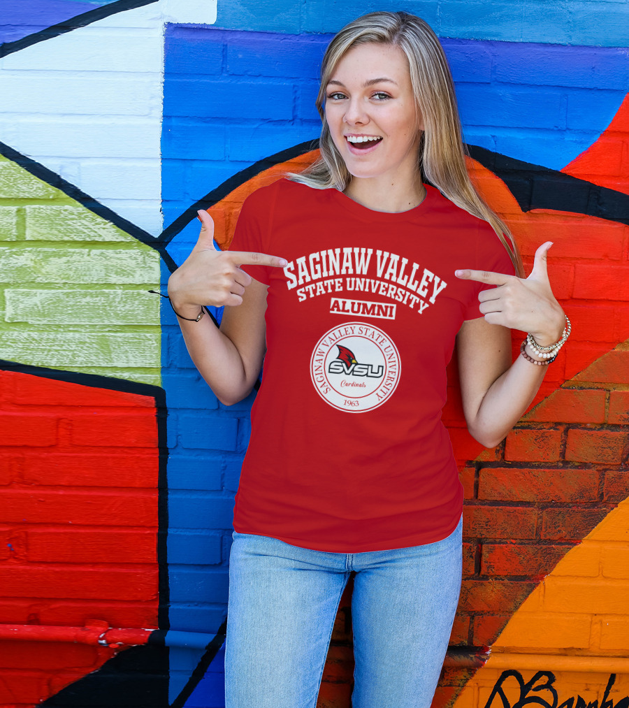Saginaw Valley State University Alumni SVSU Cardinals 1963 T-Shirt