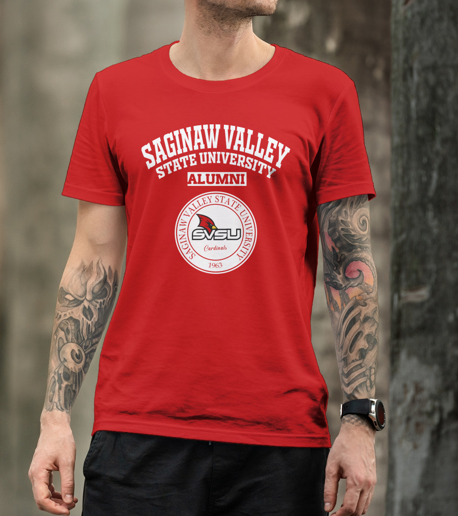 Saginaw Valley State University Alumni SVSU Cardinals 1963 T-Shirt