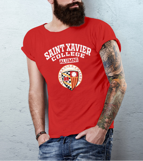 Saint Xavier College Alumni Crest Via Veritas Vita T-Shirt