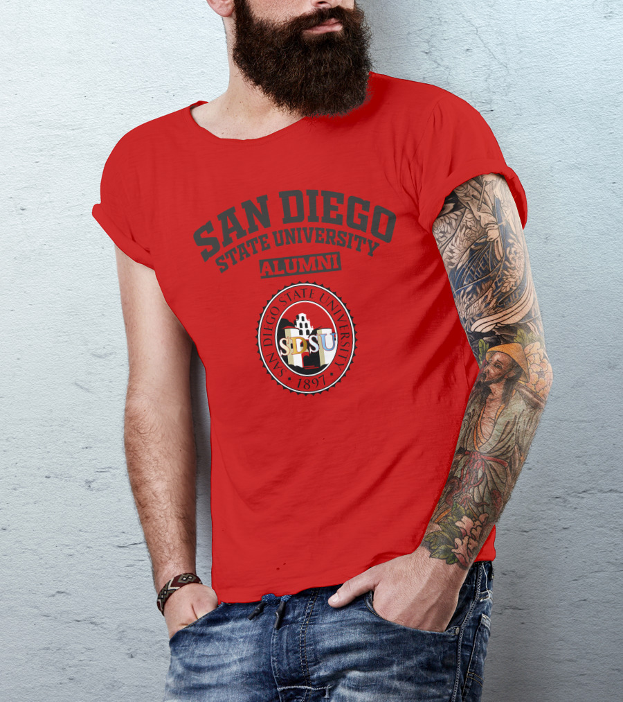 San Diego State University Alumni SDSU 1897 T-Shirt