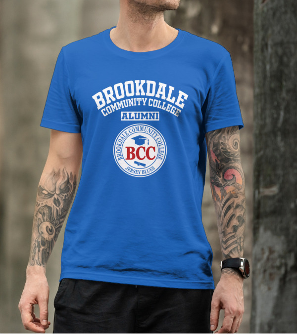 Brookdale Community College Alumni BCC Jersey Blues T-Shirt
