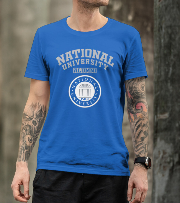National University Alumni Seal NU T-Shirt