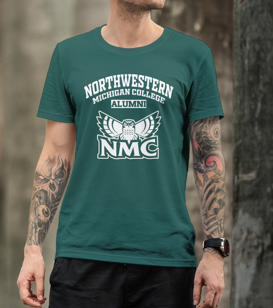 Northwestern Michigan College Alumni NMC Owl T-Shirt