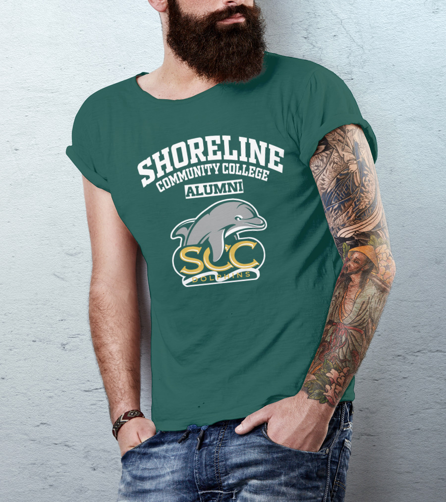 Shoreline Community College Alumni SCC Dolphins T-Shirt