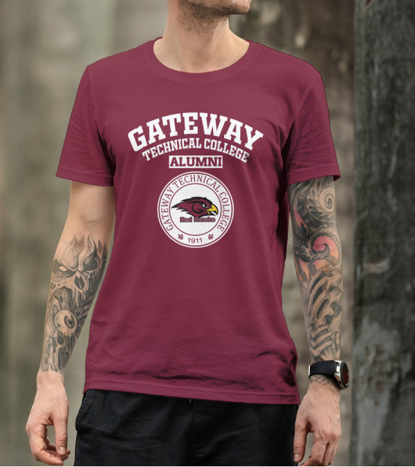 Gateway Technical College Alumni Red Hawks 1911 T-Shirt