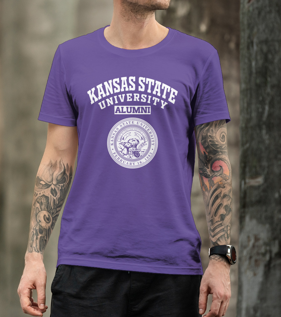 Kansas State University Alumni February 16 1863 Seal T-Shirt