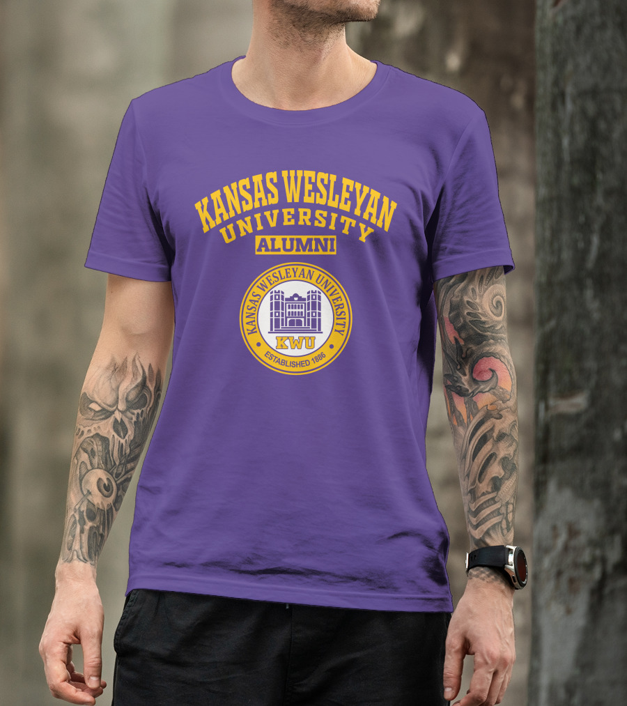 Kansas Wesleyan University Alumni KWU Established 1886 T-Shirt