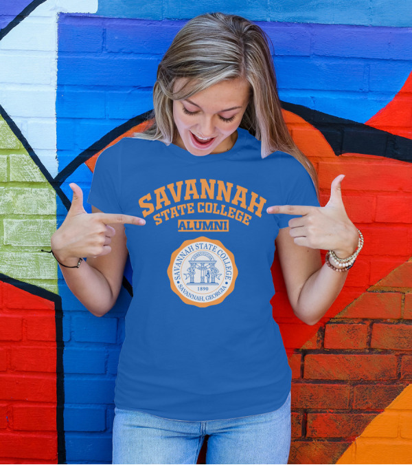 Savannah State College Alumni Seal 1890 Savannah Georgia T-Shirt