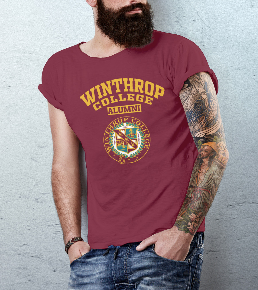 Winthrop College Alumni Vestris Cum Spes Liberate Seal 1875 T-Shirt