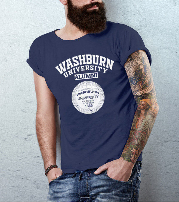 WASHBURN UNIVERSITY ALUMNI UNIVERSITY OF TOPEKA FOUNDED 1865 T-Shirt