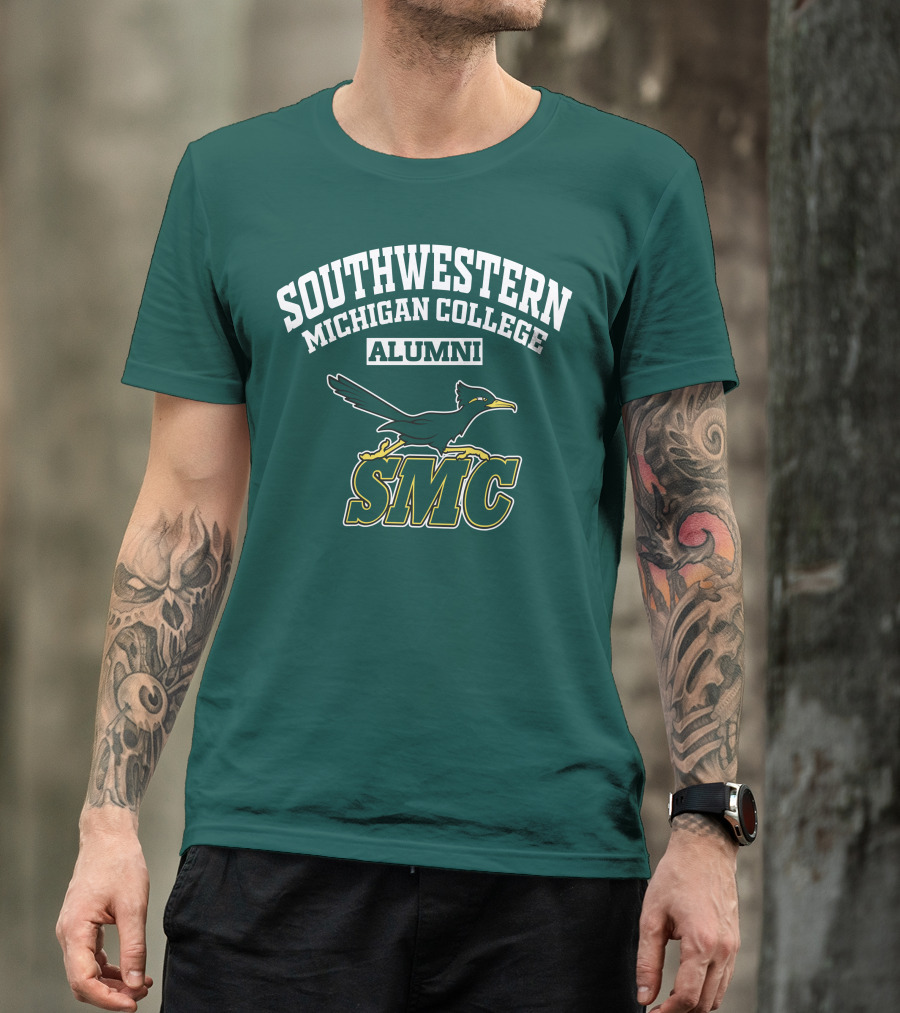 Southwestern Michigan College Alumni SMC Bird T-Shirt