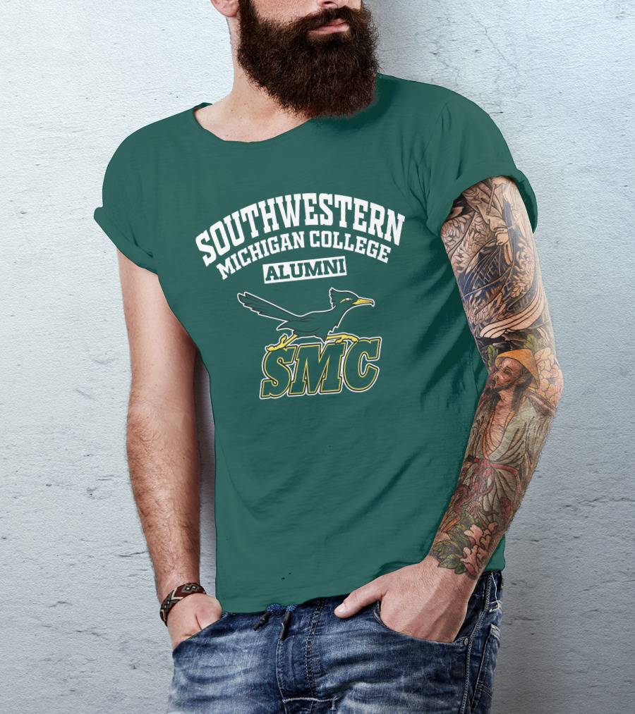 Southwestern Michigan College Alumni SMC Bird T-Shirt