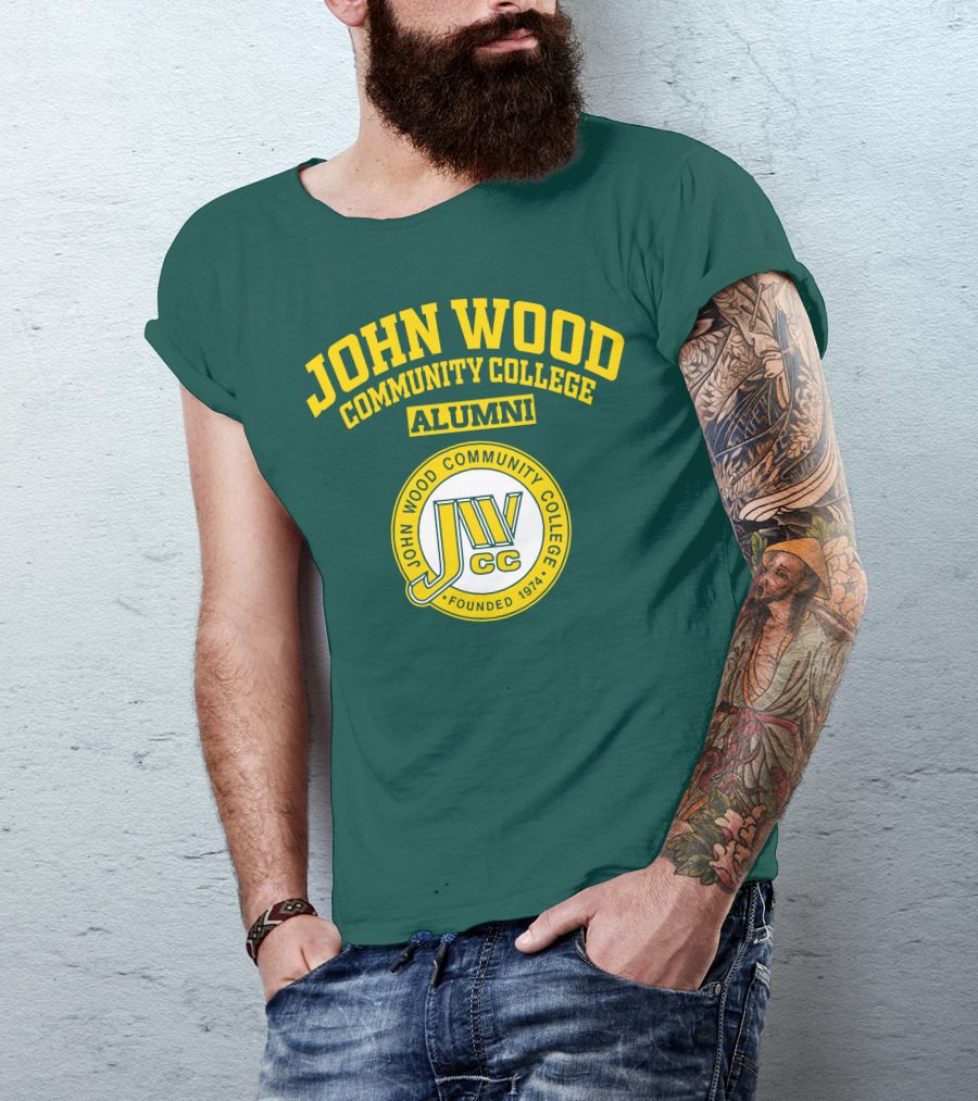 John Wood Community College Alumni JWCC Founded 1974 T-Shirt