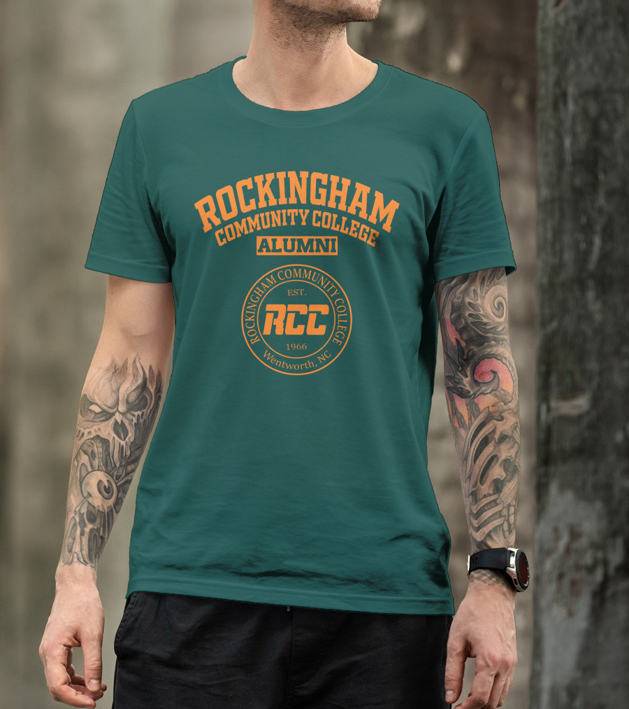 Rockingham Community College Alumni RCC Wentworth NC Est. 1966 T-Shirt