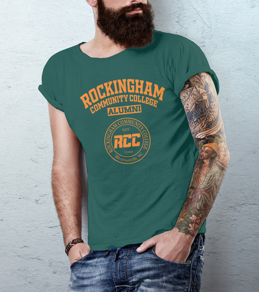 Rockingham Community College Alumni RCC Wentworth NC Est. 1966 T-Shirt