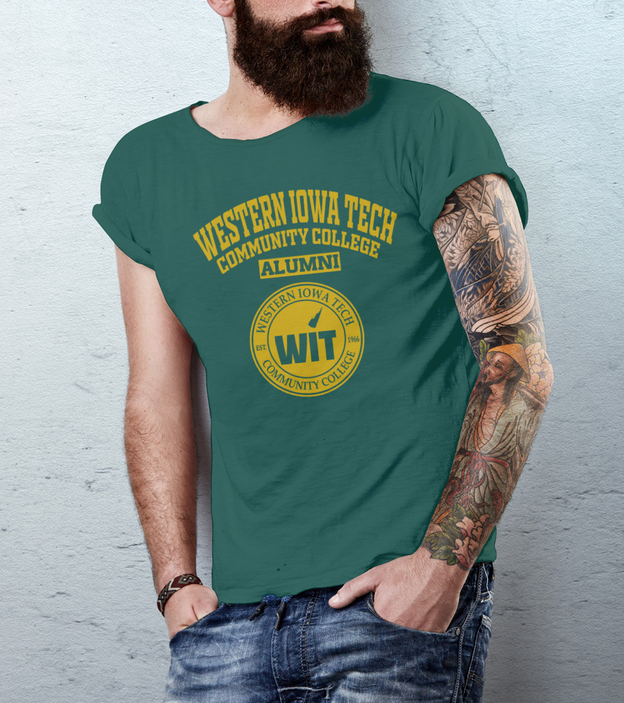 Western Iowa Tech Community College Alumni WIT Logo Est. 1966 T-Shirt