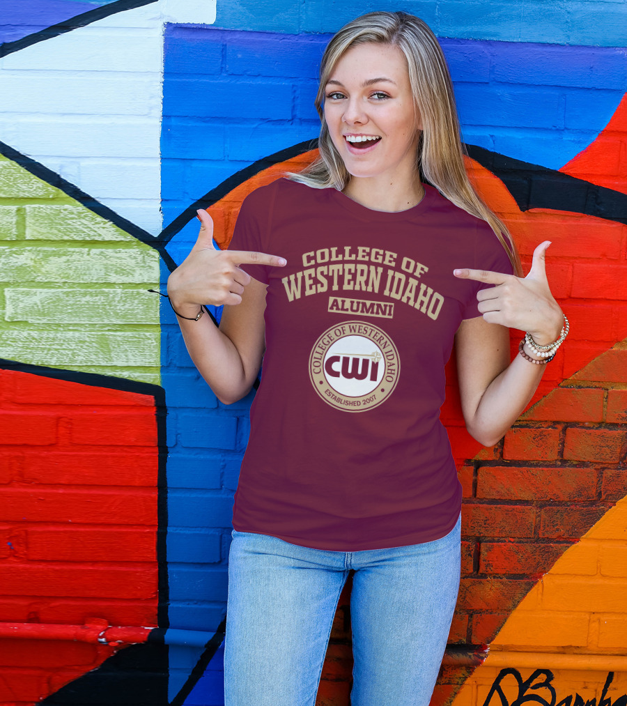College Of Western Idaho Alumni Established 2007 CWI T-Shirt
