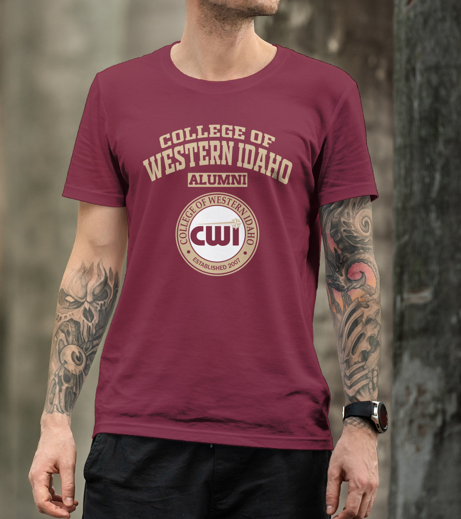 College Of Western Idaho Alumni Established 2007 CWI T-Shirt