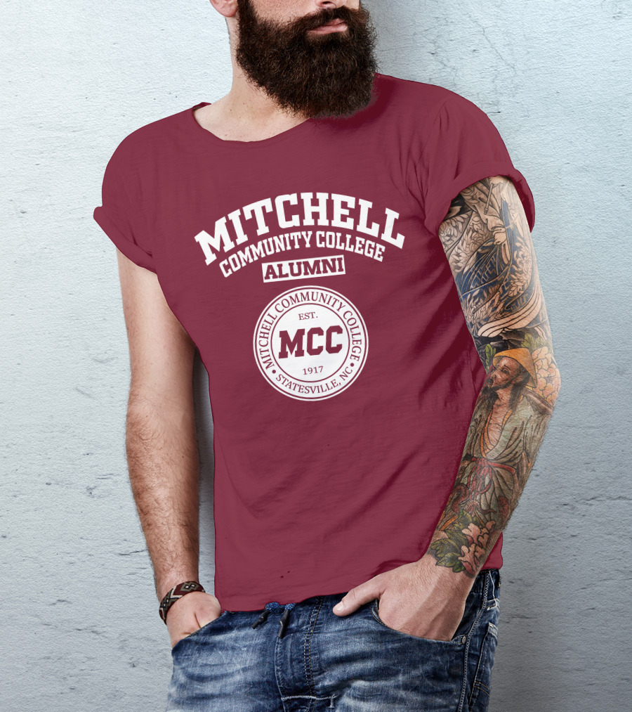 Mitchell Community College Alumni MCC Statesville NC Est 1917 T-Shirt