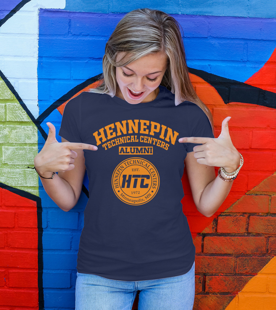 Hennepin Technical Centers Alumni HTC Est. 1972 Minneapolis MN T-Shirt