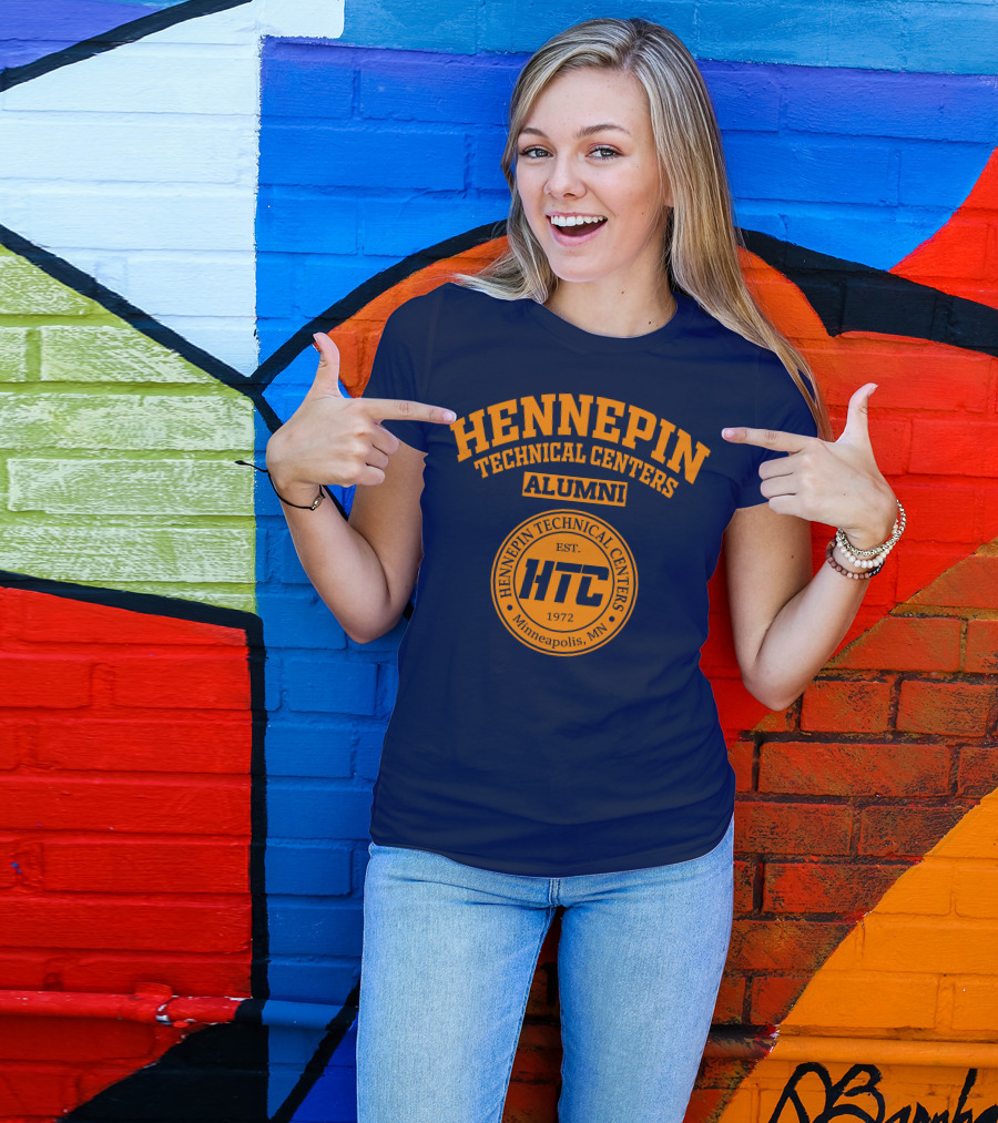 Hennepin Technical Centers Alumni HTC Est. 1972 Minneapolis MN T-Shirt